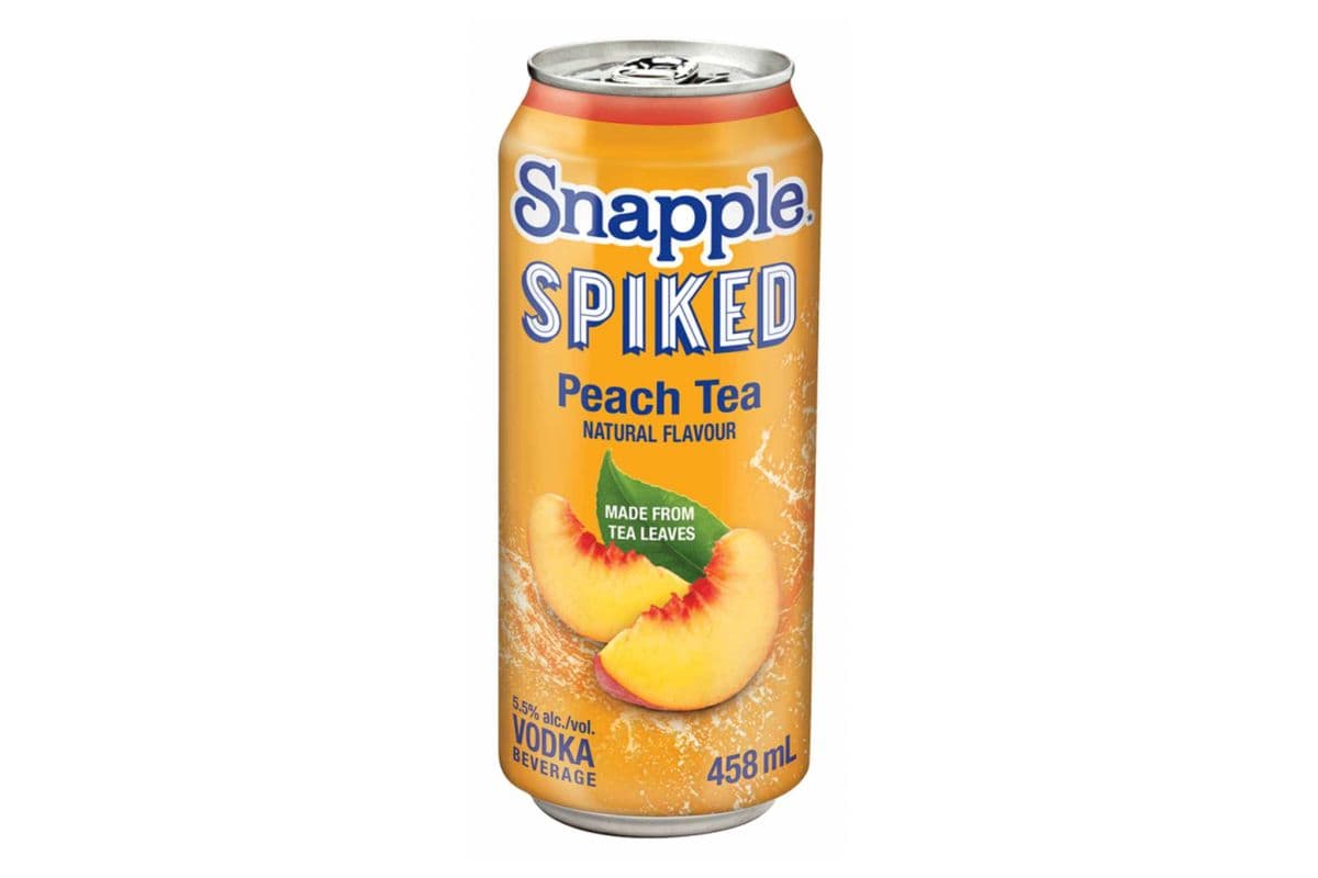 SNAPPLE SPIKED PEACH TEA VODKA BEVERAGE (458ML) (1 x 458ML)
