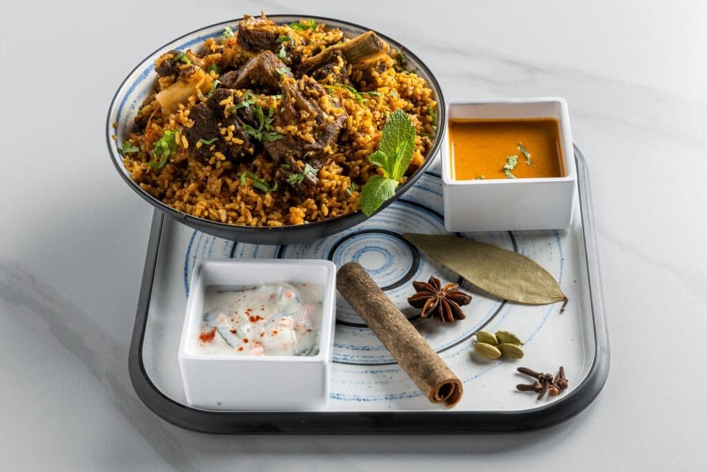 4. Mutton Sukka Biryani