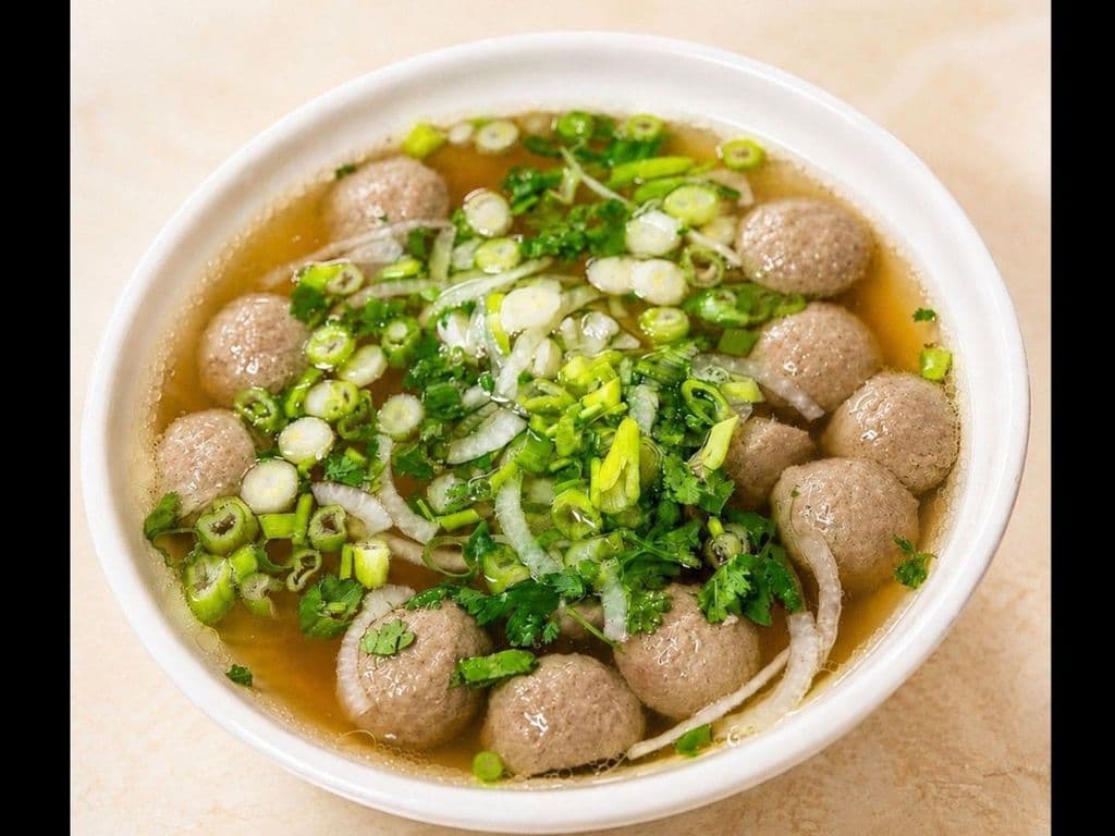 229. Beef Ball Rice Noodle Soup