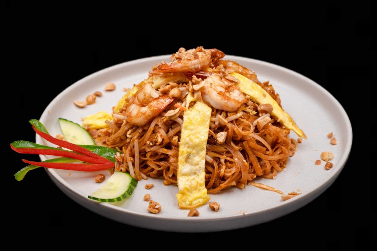 Pad thai aux crevettes