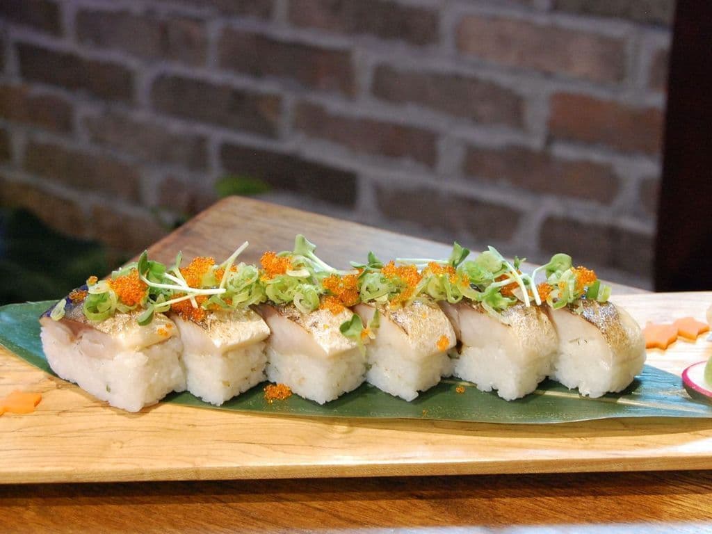 Torched Saba Pressed Sushi