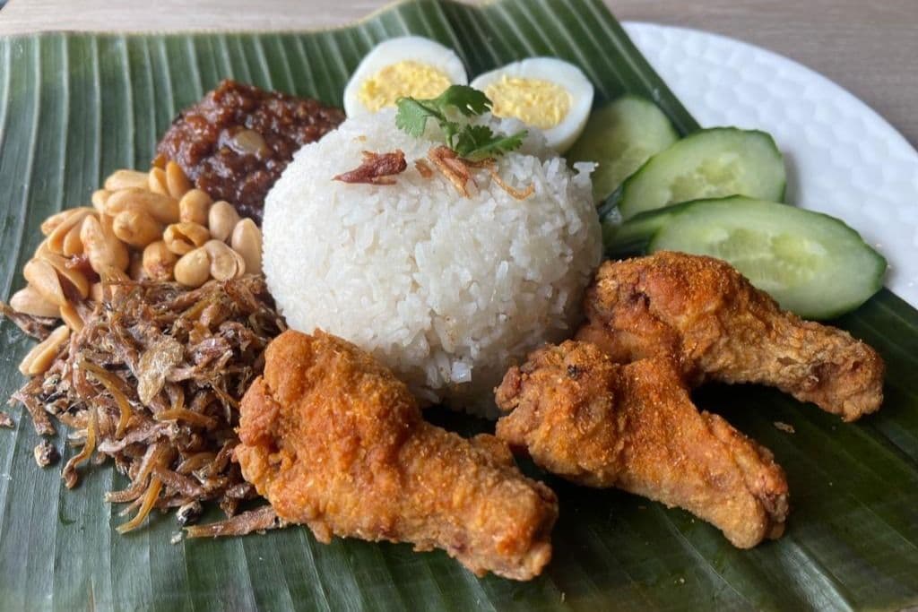 Nasi Lemak with Rendang Beef