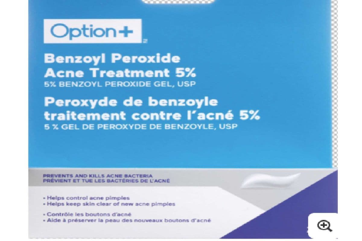 OPTION+ BENZOYL PEROXIDE 5% ACNE TREATMENT 28GM PACK