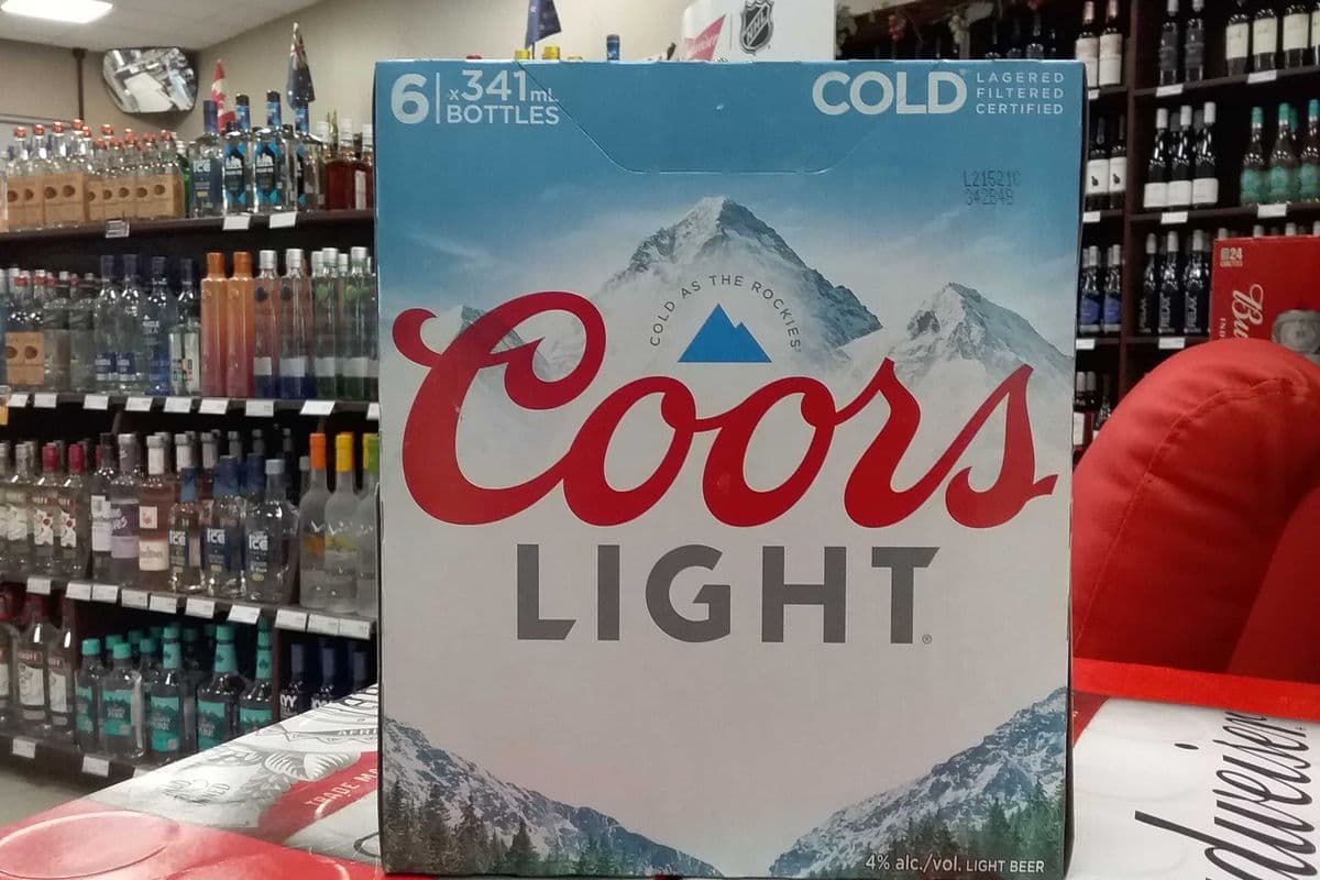 Coors Light 6 bottles (6 x 341 ml)