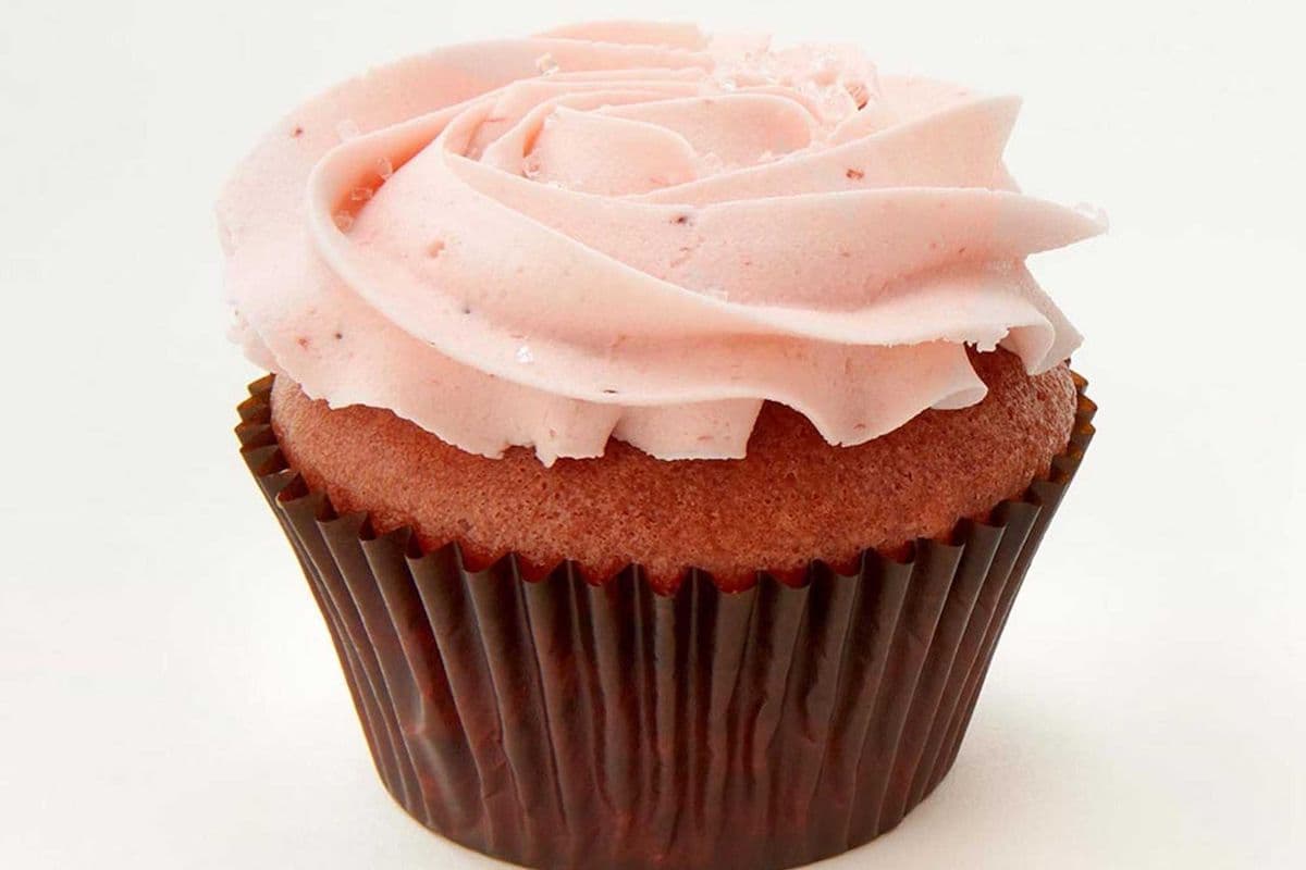 Vegan Strawberry Cupcake