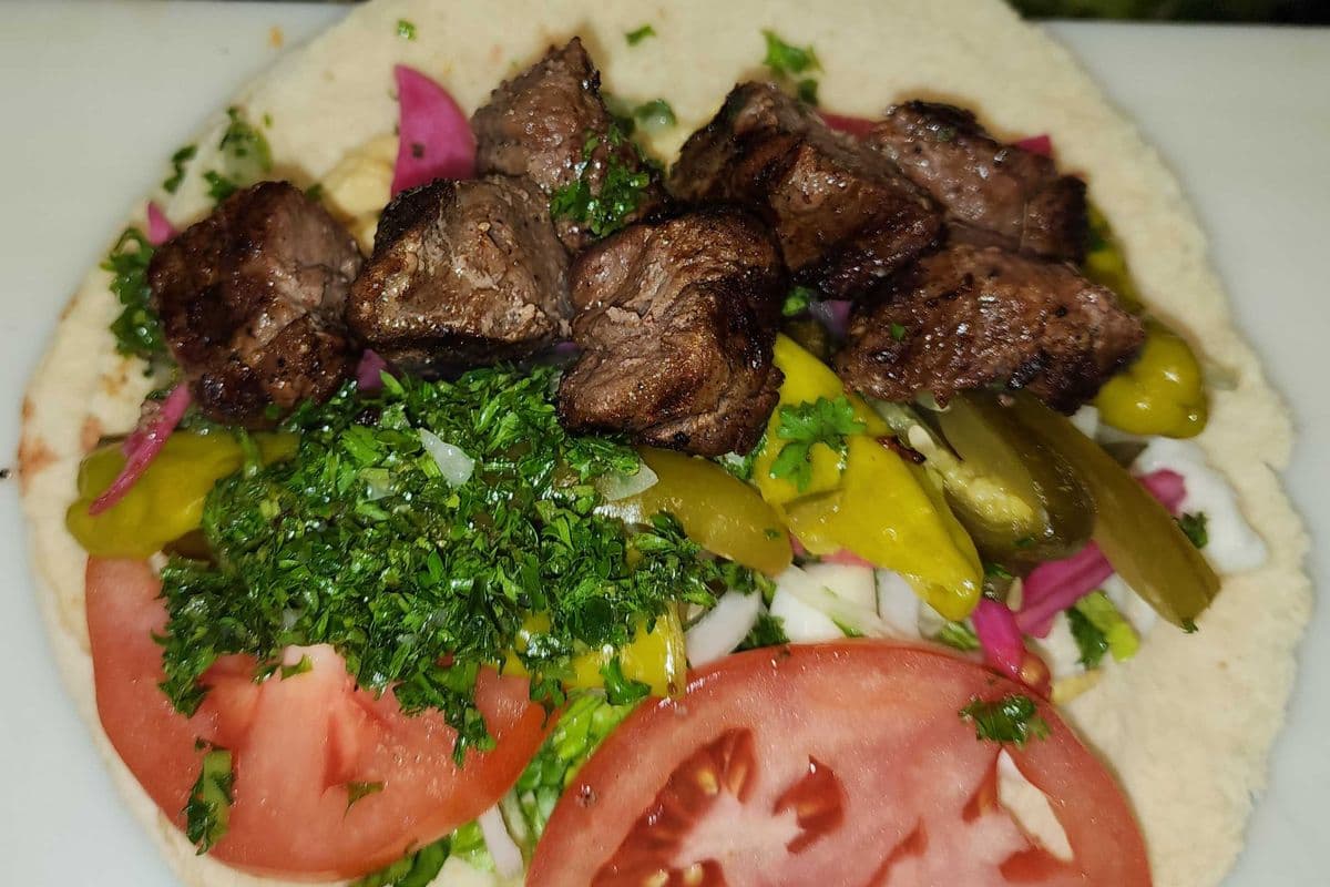 Lamb Kebab Wrap