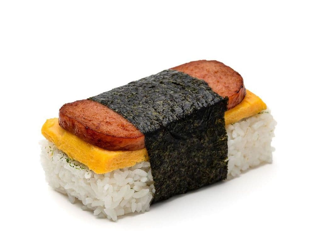 Spam and egg musubi