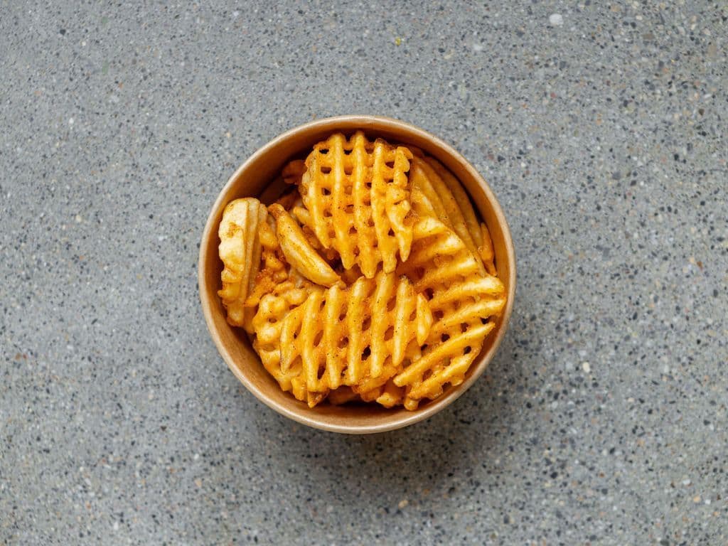 Spiced Waffle Fries