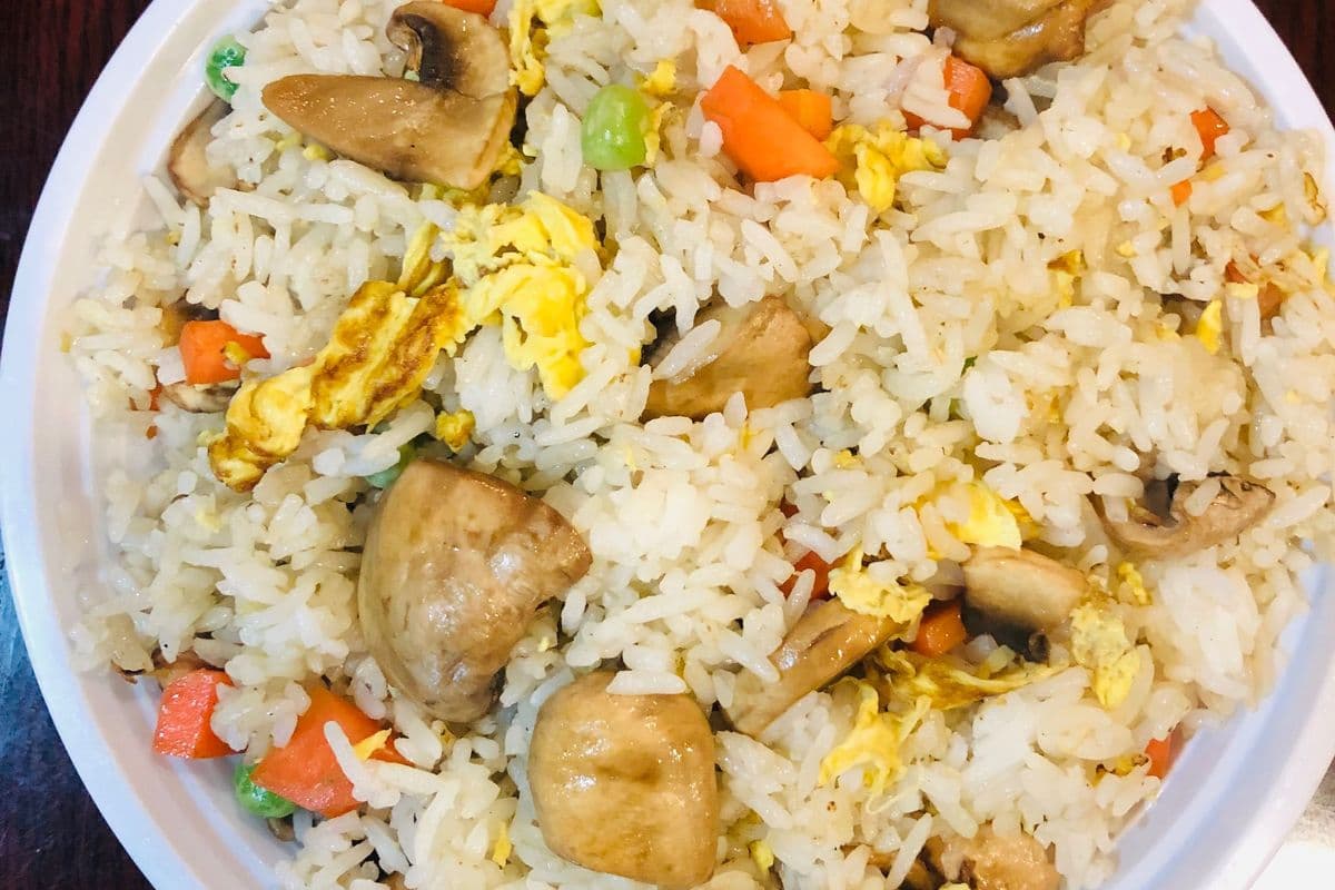 #17. Mushroom Fried Rice