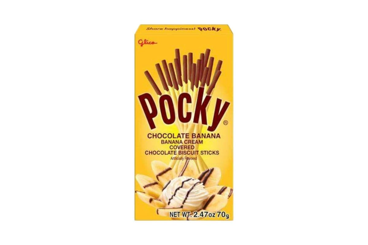 Pocky Chocolate Banana Biscuit Sticks 70g (Thailand) (70g) (150 Cal)