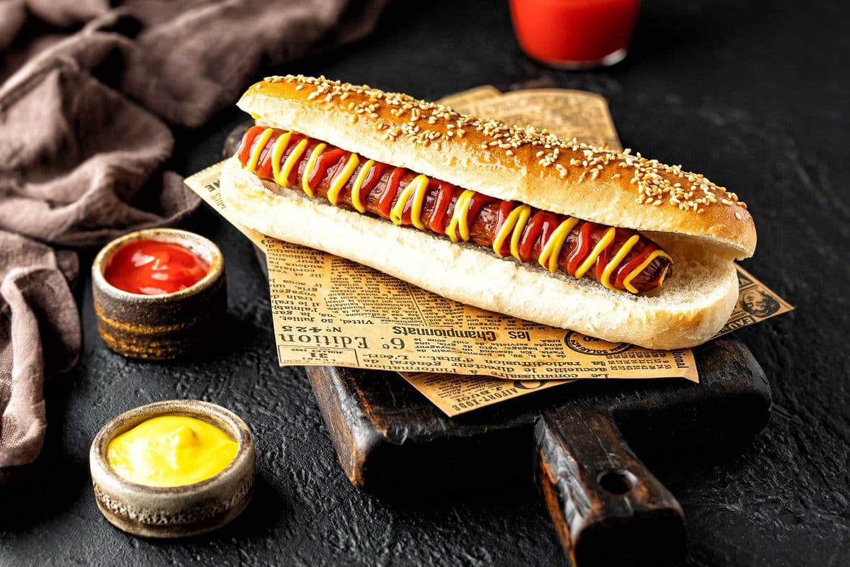 The Big Frankfurter Hotdog