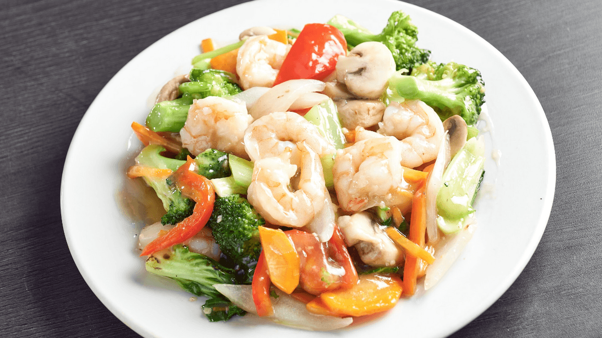 89. Shrimp Stir-Fried Mixed Vegetables