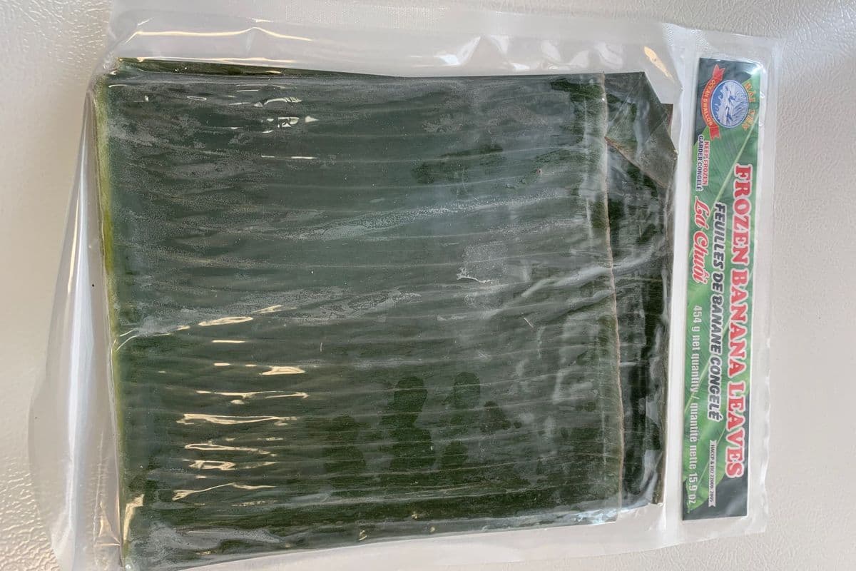 Frozen-Banana leaves