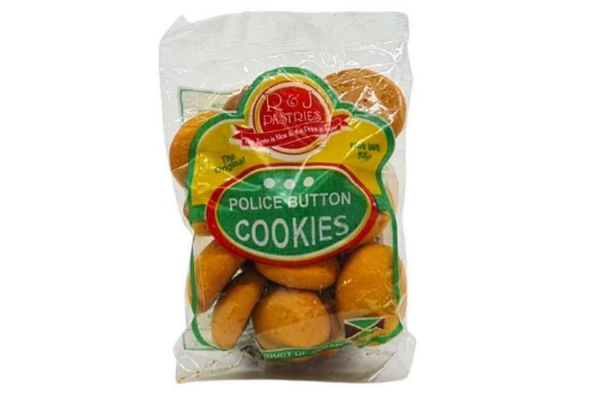R&J Pastries Police Button (56 g)