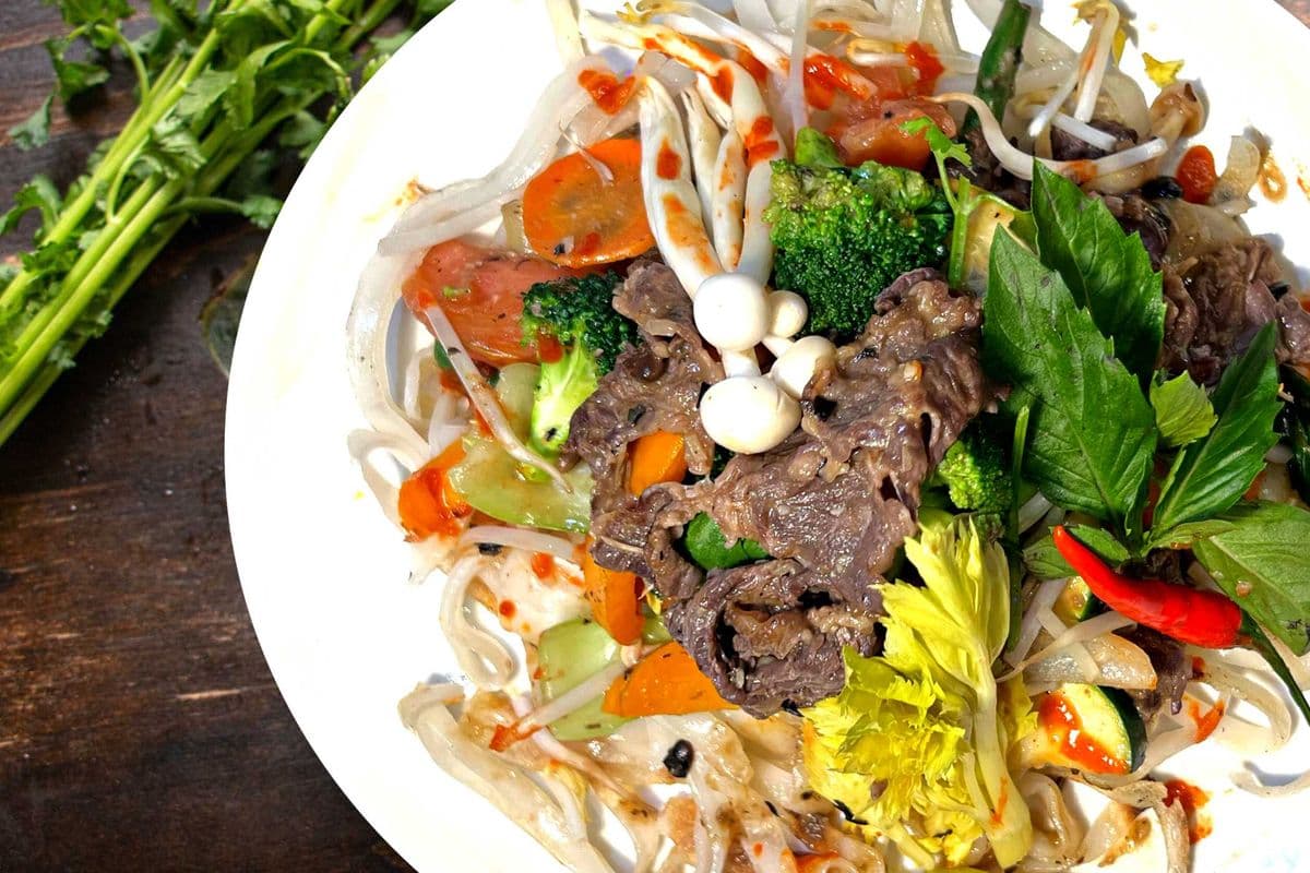 X02 - Pan-Fried Vegan Rice Noodle