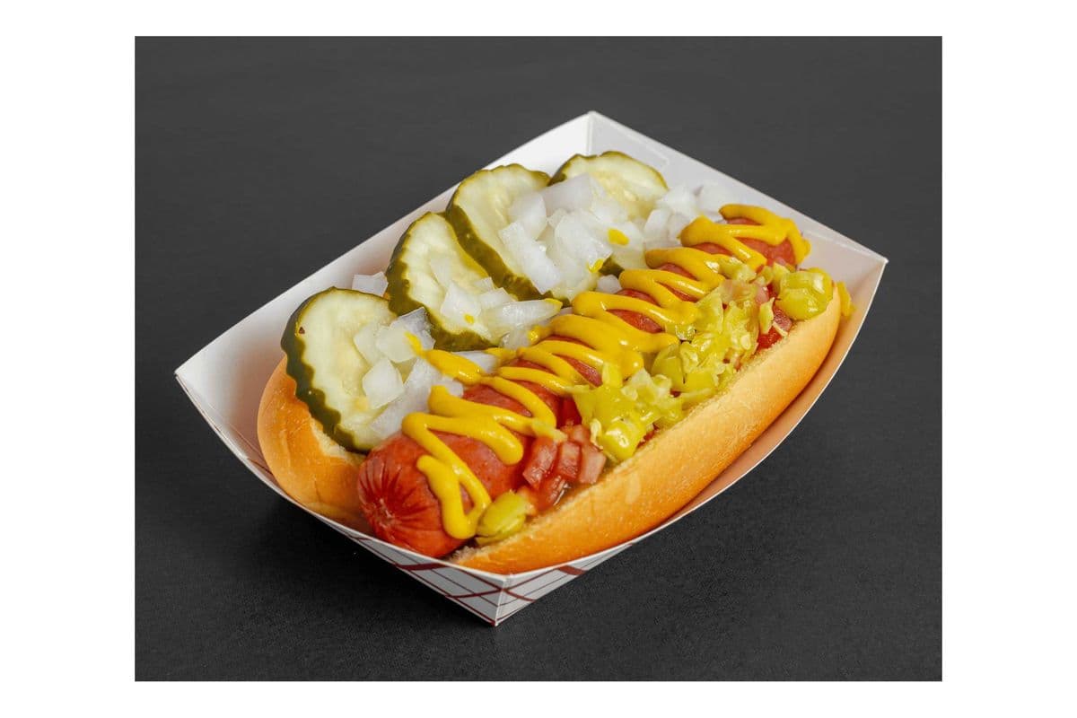 Chicago Style Beef Hot Dog