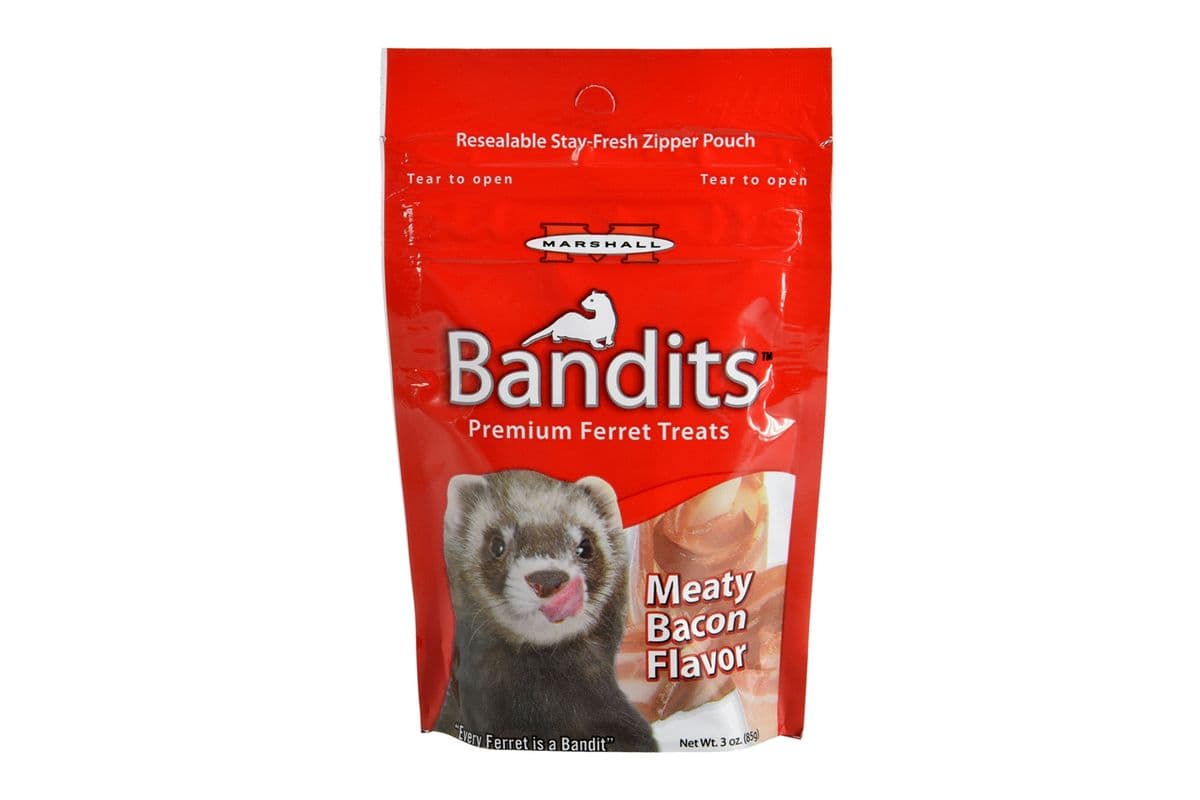 Marshall Bandits Premium Ferret Treat - Meaty Bacon (3 oz)