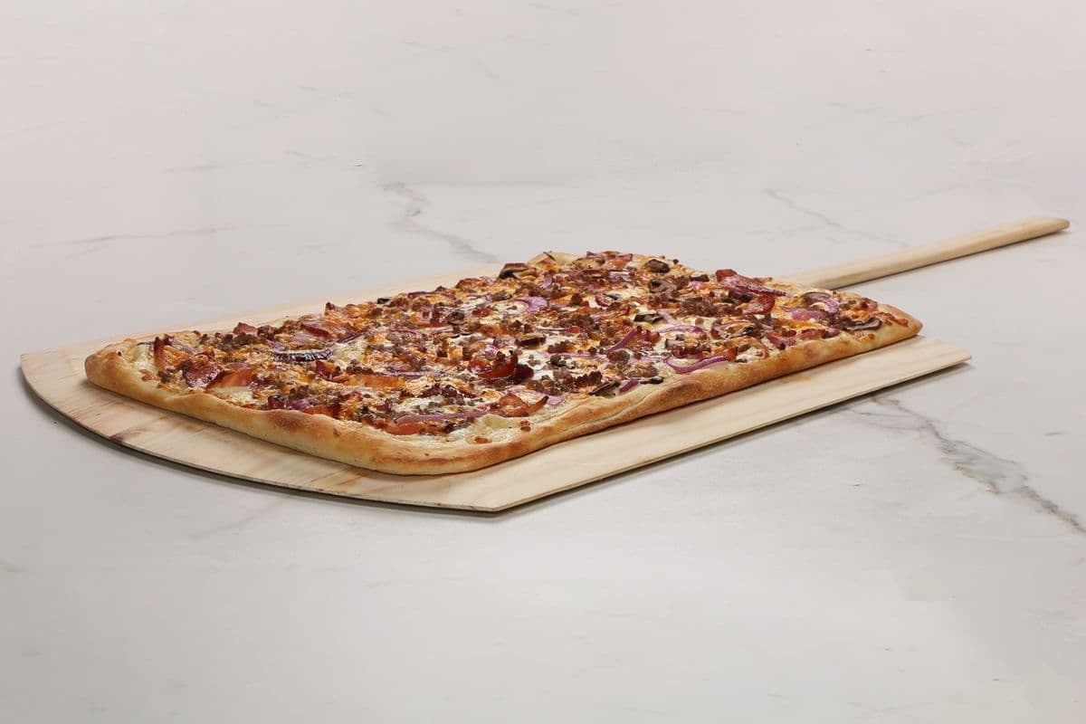 21'' x 15'' Party Bacon Cheeseburger Gourmet Pizza (24 Slices)