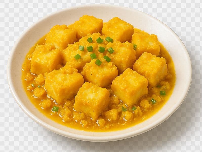 Salted Egg Yolk Tofu 咸蛋黄豆腐