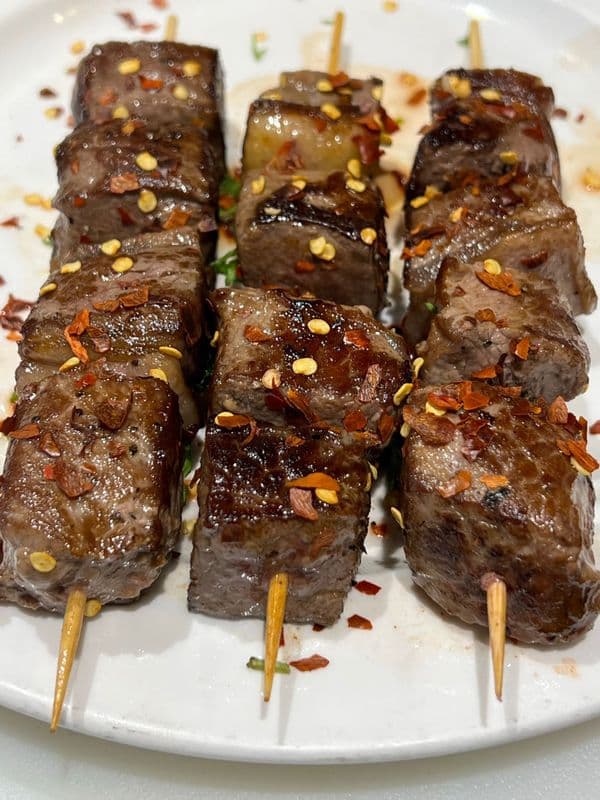Beef skewers