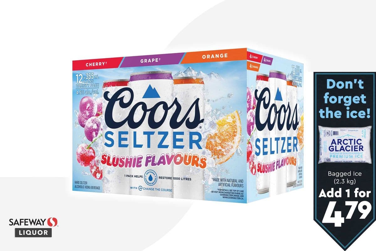Coors Seltzer Splash Pack (12 x 355 ml)