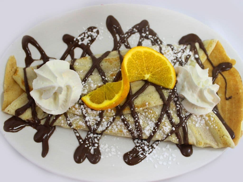 Crêpe choco-banane / Chocolate Banana Pancake