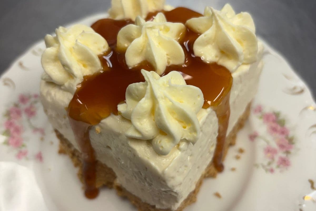 Salted caramel cheesecake