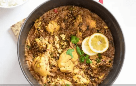 Dhansak Chicken, or Lamb