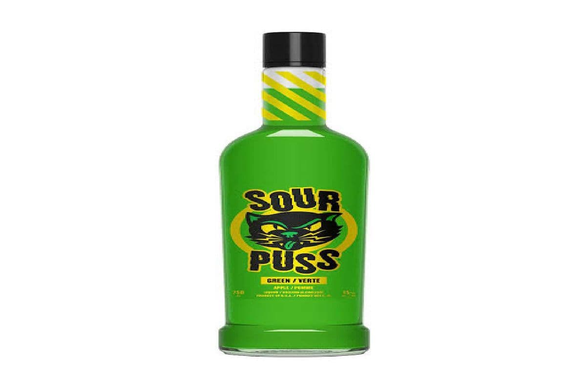 Sour Puss Sour Apple Liquor (1 x 750ml)