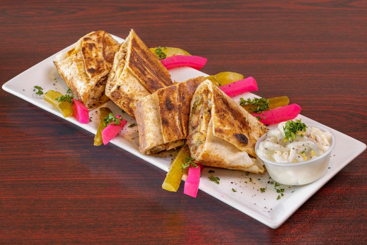 Shaamiyyat (Grilled Chicken Shawarma on Saj)