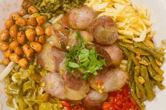 Nanchang Style Stir Rice Noodle with Lap Cheong 腊肠拌粉