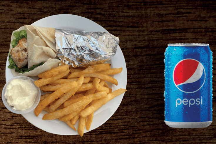 Trio pita Shish Taouk