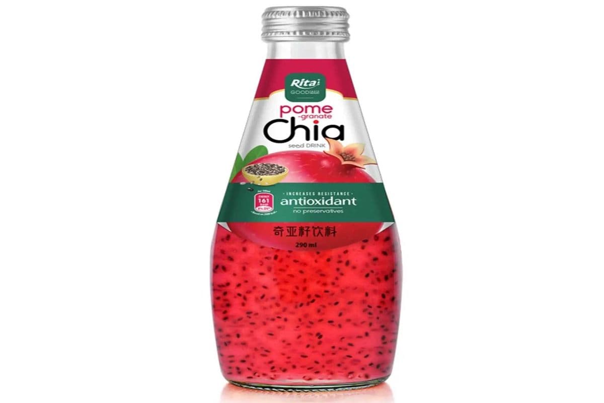 Chia seeds pomegranate flavour