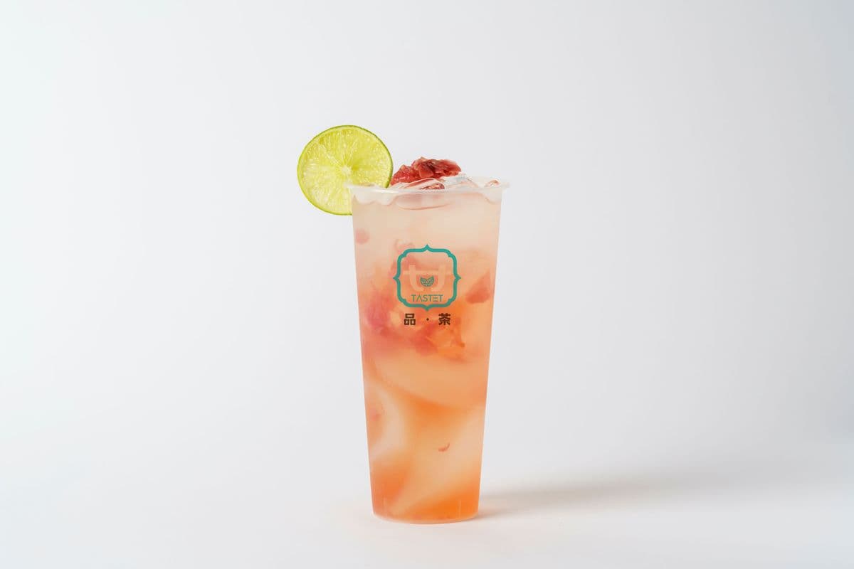 Sakura Lime Green Tea with Aiyu Jelly