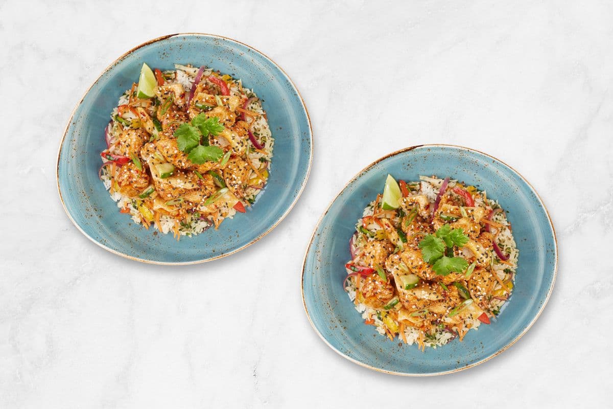 Mile Size Sweet Chili Chicken Bowl