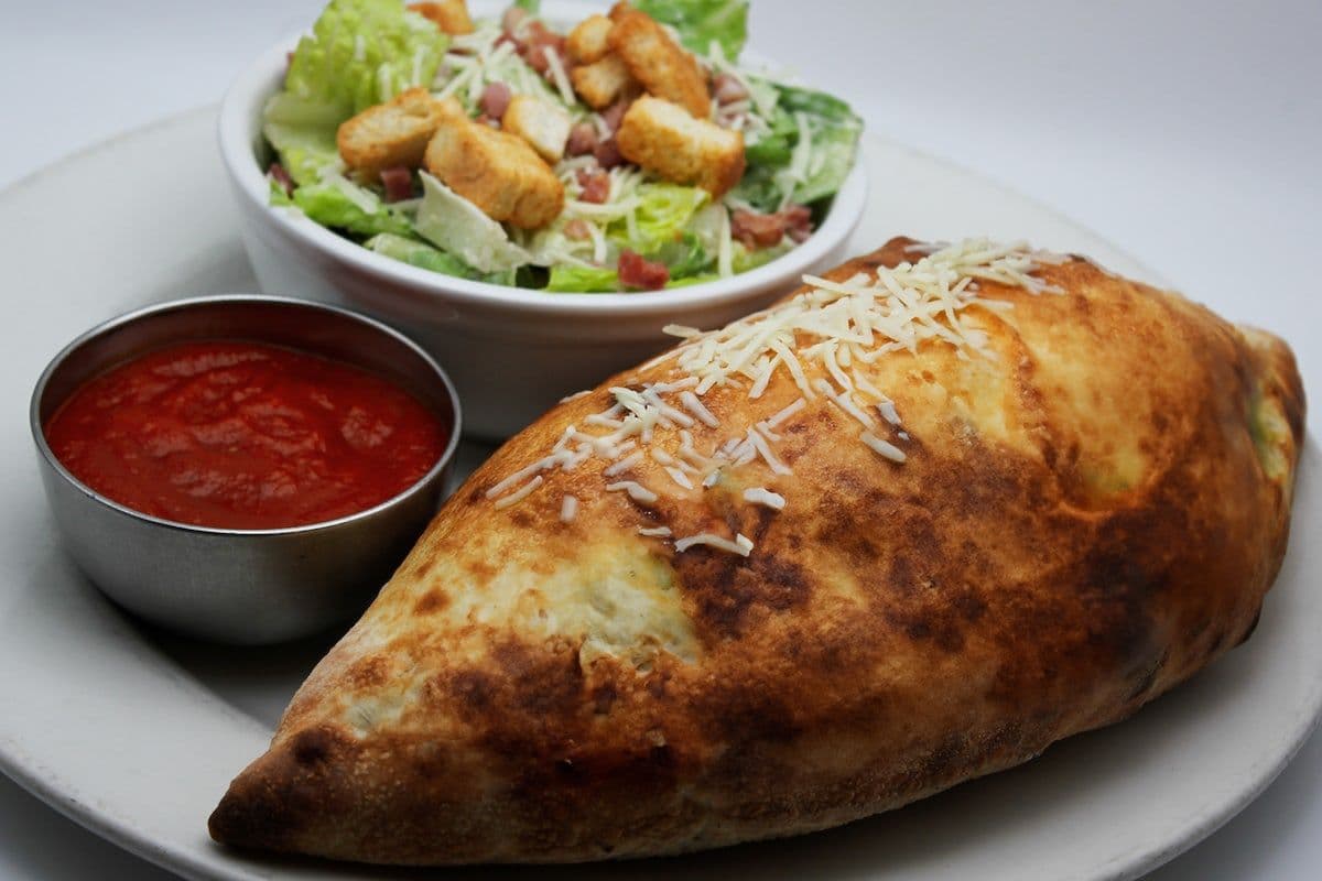 Chicken Alfredo Calzone