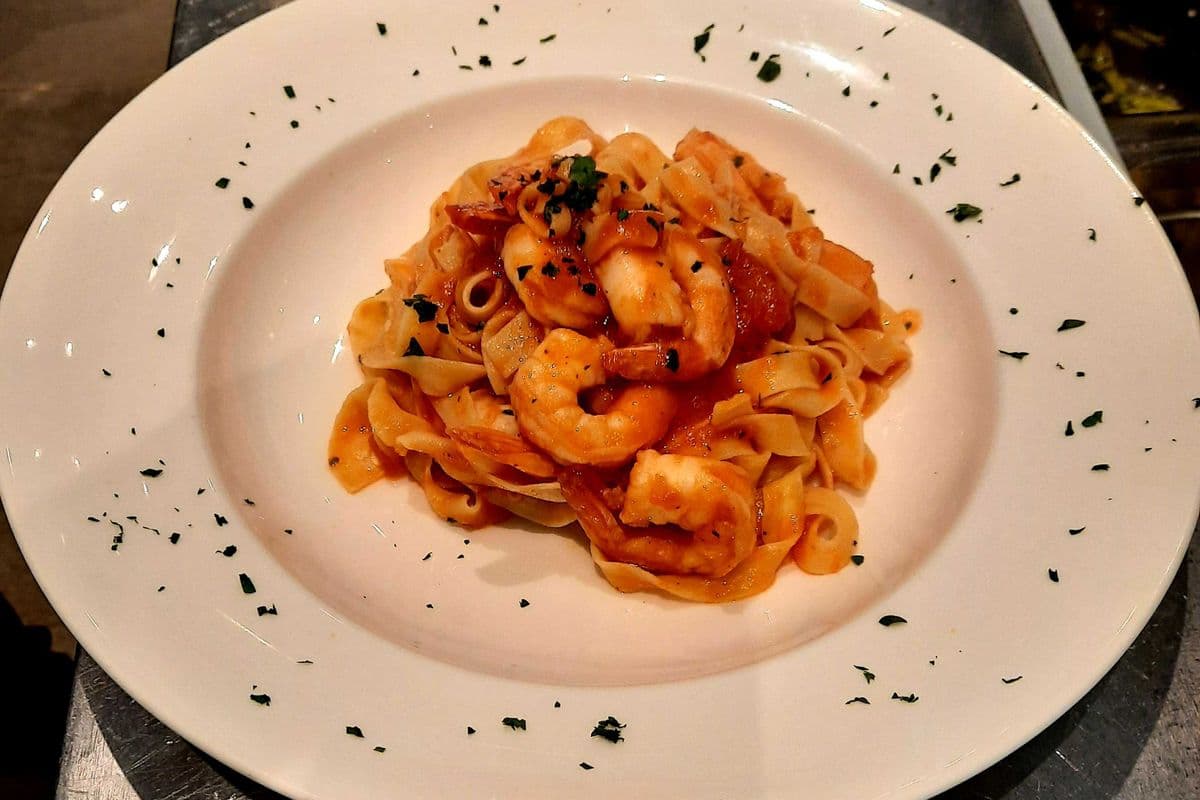 Tagliatelle Ai Gamberi