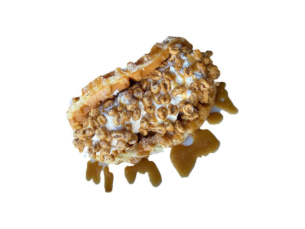 Caramel Pong Pong Waffle