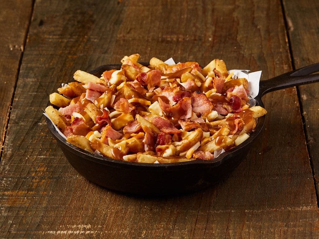 Double Bacon & Cheese Poutine