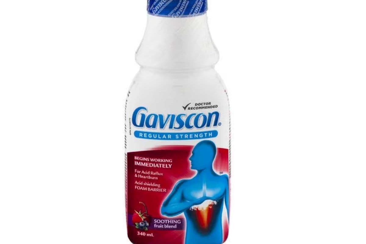 GAVISCON REGULAR STRENGTH LIQUID FRUIT BLEND 340ML (340ML)