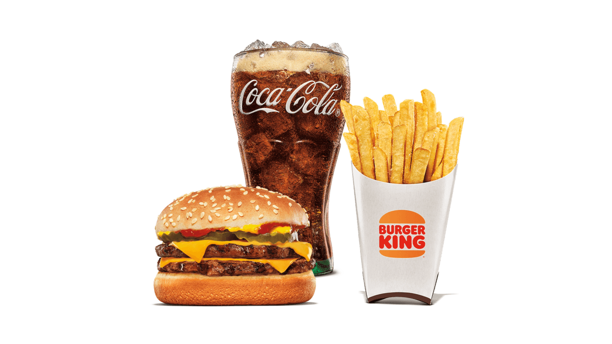 Double Cheeseburger Large Combo