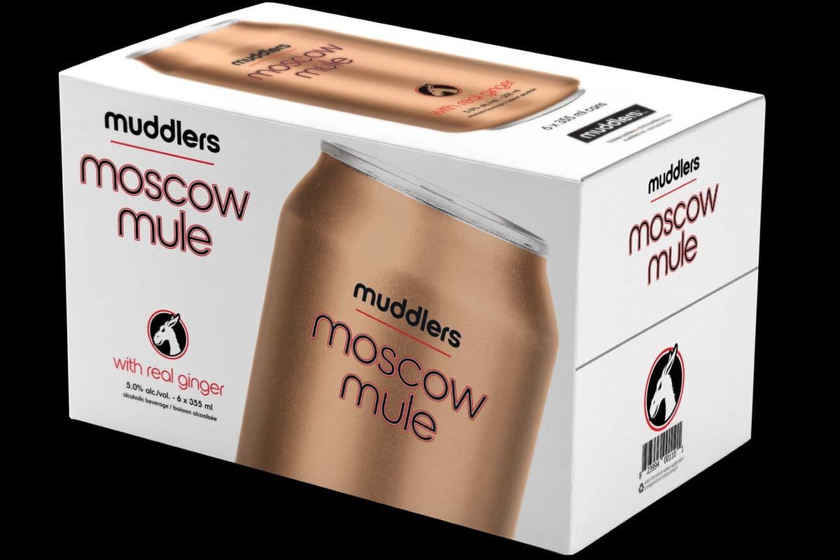 Muddlers Moscow Mule (6 Pack) (6 x 355ml Cans)