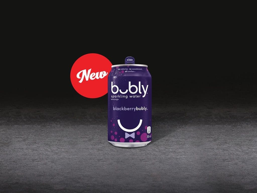 bubly blackberry sparkling water