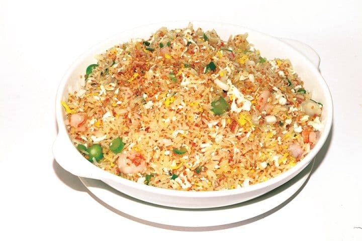 406. Dry Garlic with Seafood Fried Rice