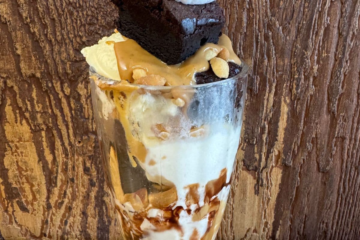 Peanut Brownie Parfait