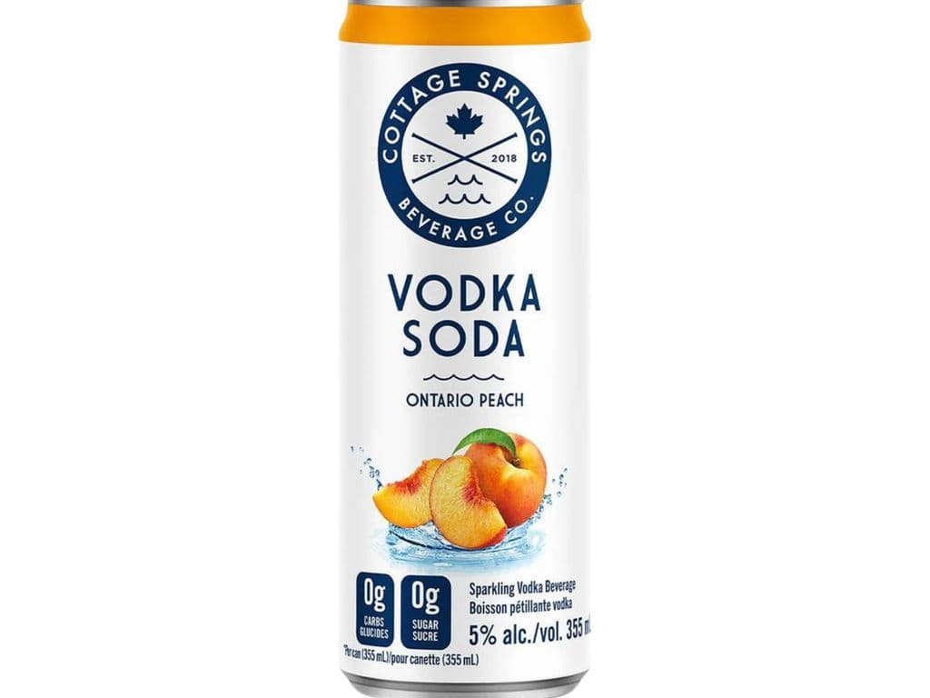 Cottage Spring Peach Voka Soda ( 475ml)