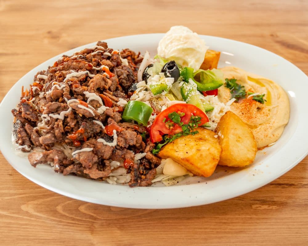 8. Beef Shawarma Platter