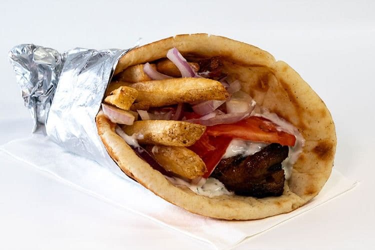 Pork Souvlaki Wrap