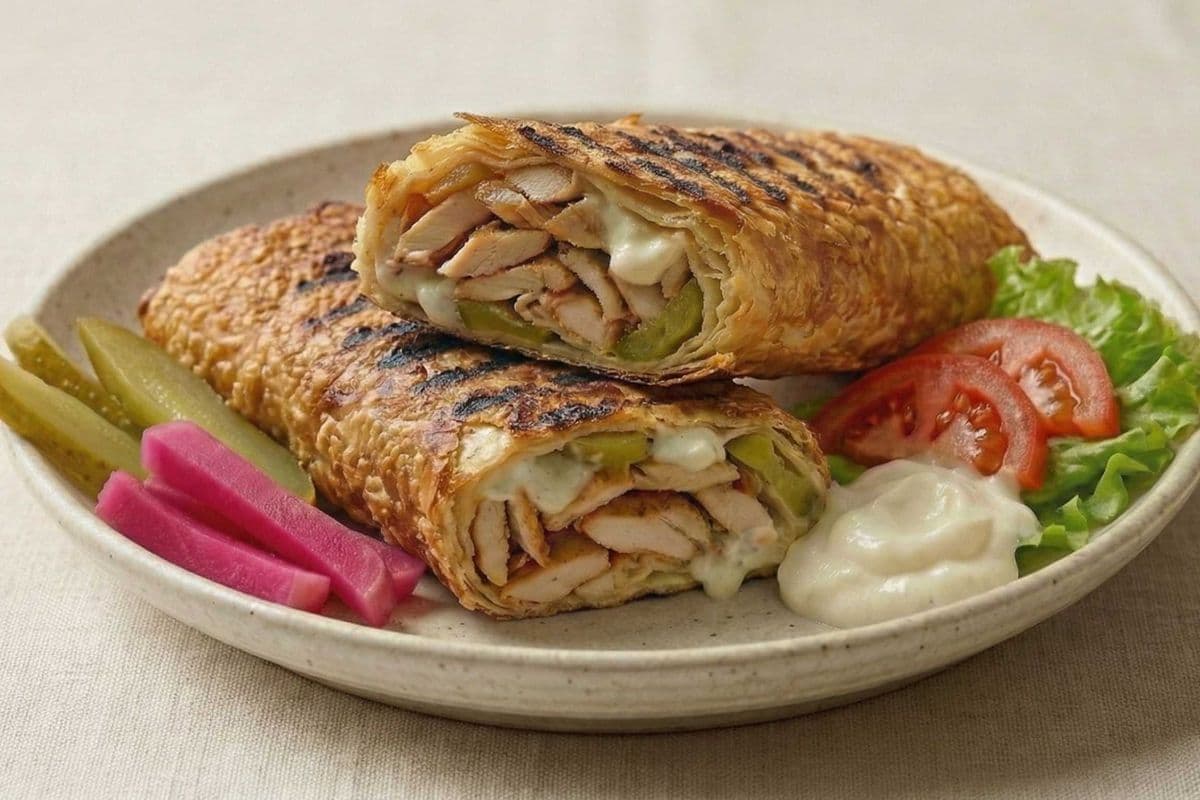 Crispy Chicken Shawarma (Popular)
