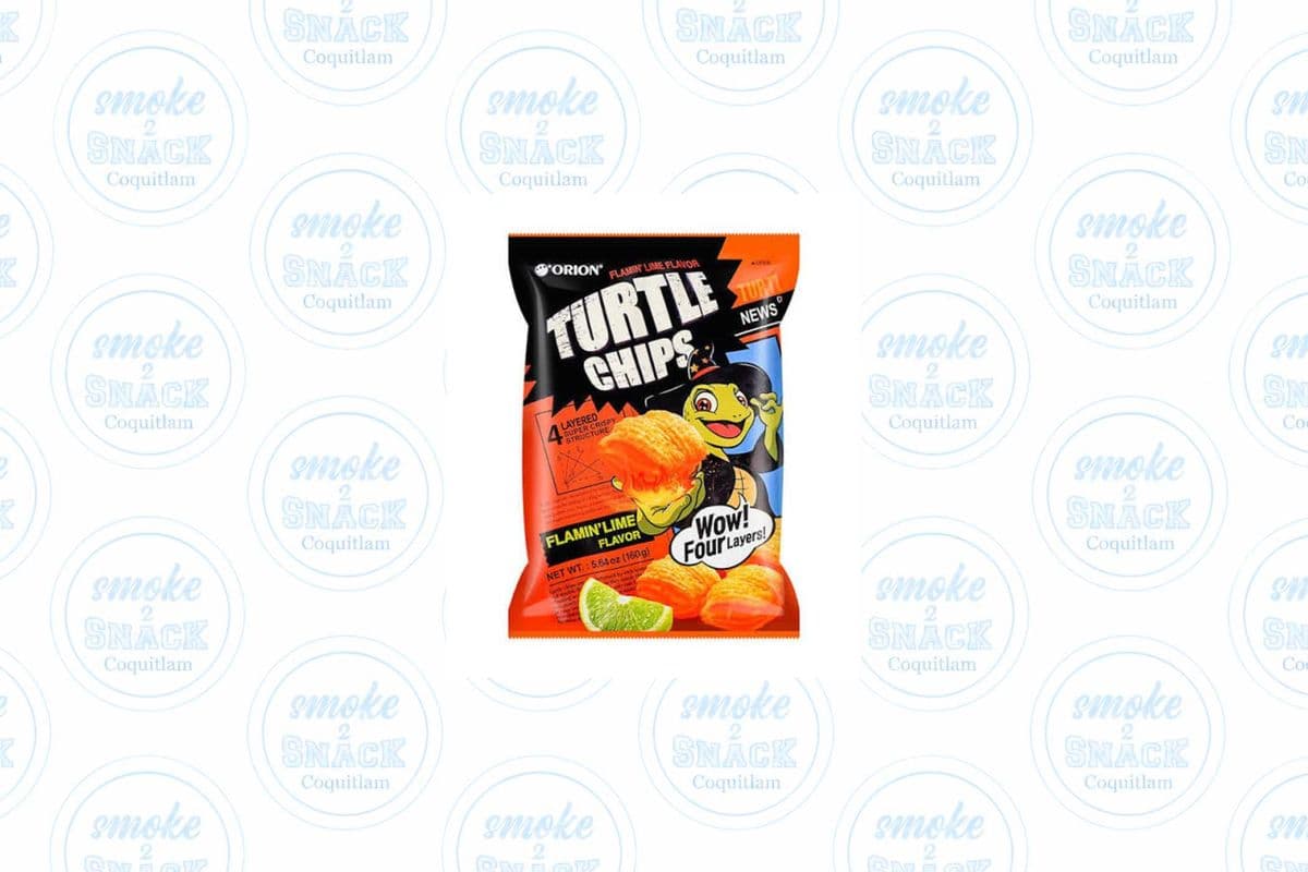 Turtle Chips Flamin Lime 160g